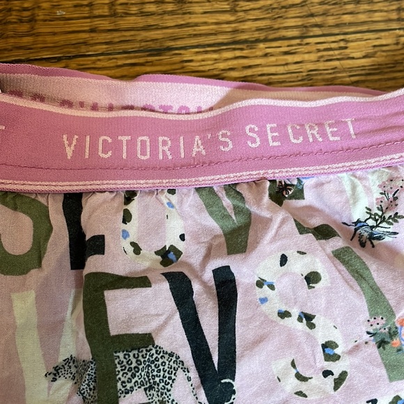 Victoria’s Secret Shorty Short Pajama Botyoms with Lace Trim - Picture 3 of 6